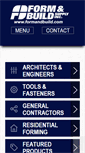 Mobile Screenshot of formandbuild.com