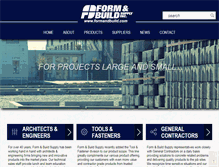 Tablet Screenshot of formandbuild.com